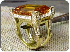 bague citrine